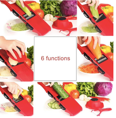 Conjunto 10 piezas cortador cocina