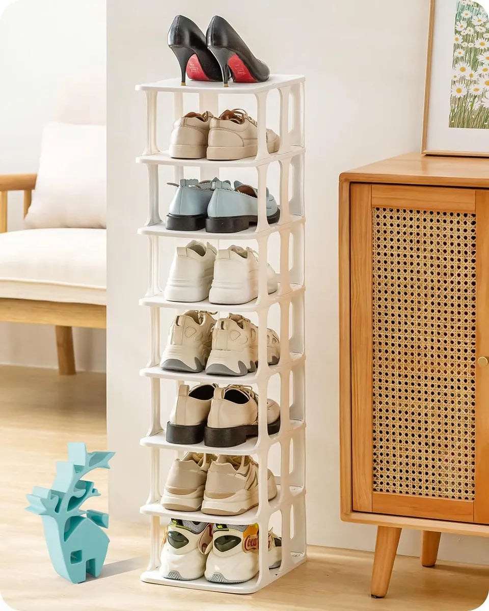 Zapatero plastico 8 niveles