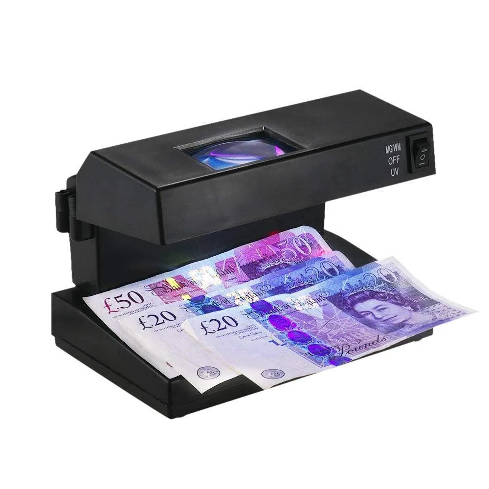 Detector de Billetes Falsos con Lupa y L