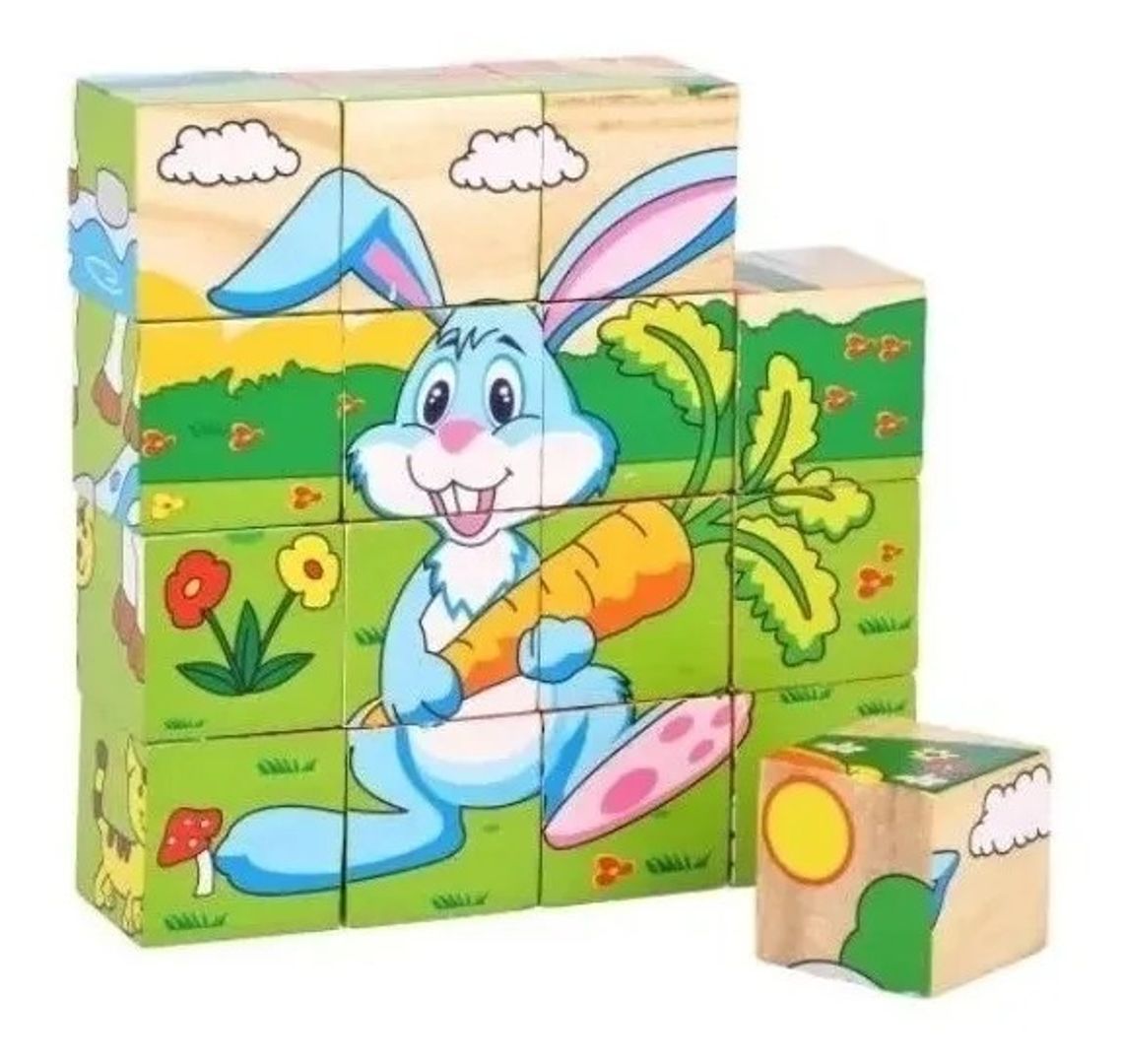 Rompecabezas infantil en madera