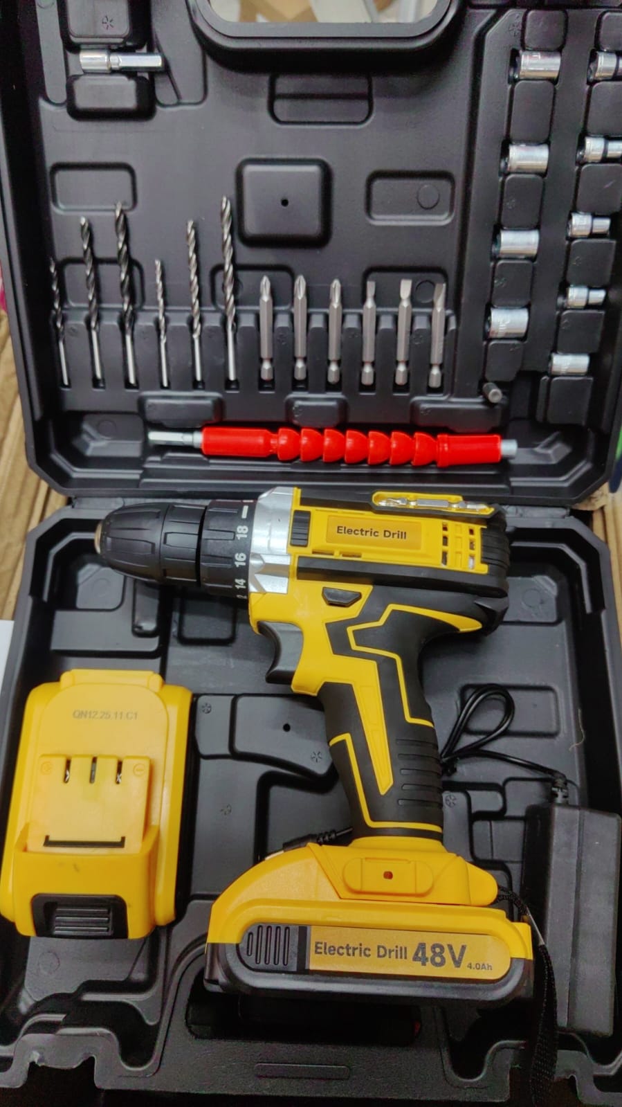 Set de taladro electrico he-056
