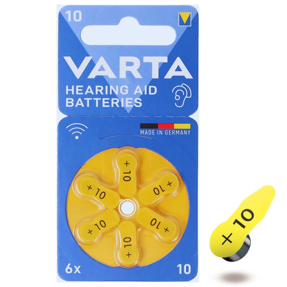 Pila Bateria Auditiva Varta X6 Und