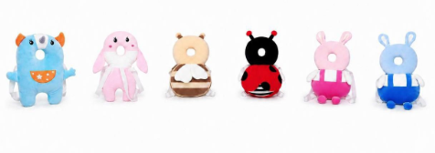 Almohada tipo mochila antigolpes bebé d