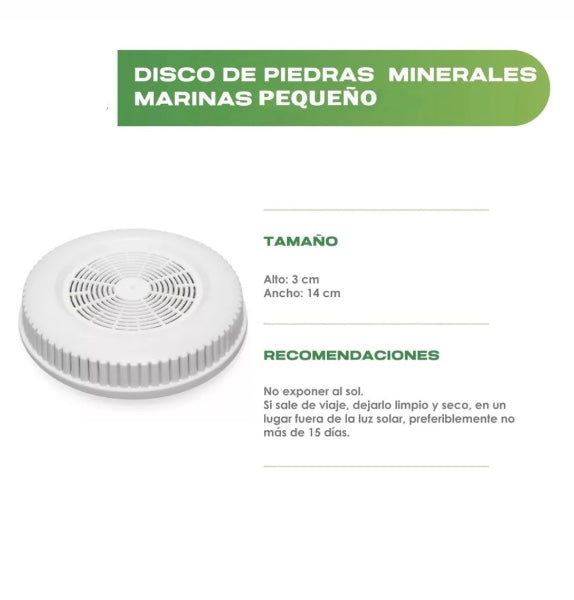 Filtro de piedras minerales