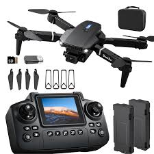 Dron E88 pro max plegable +2 baterias