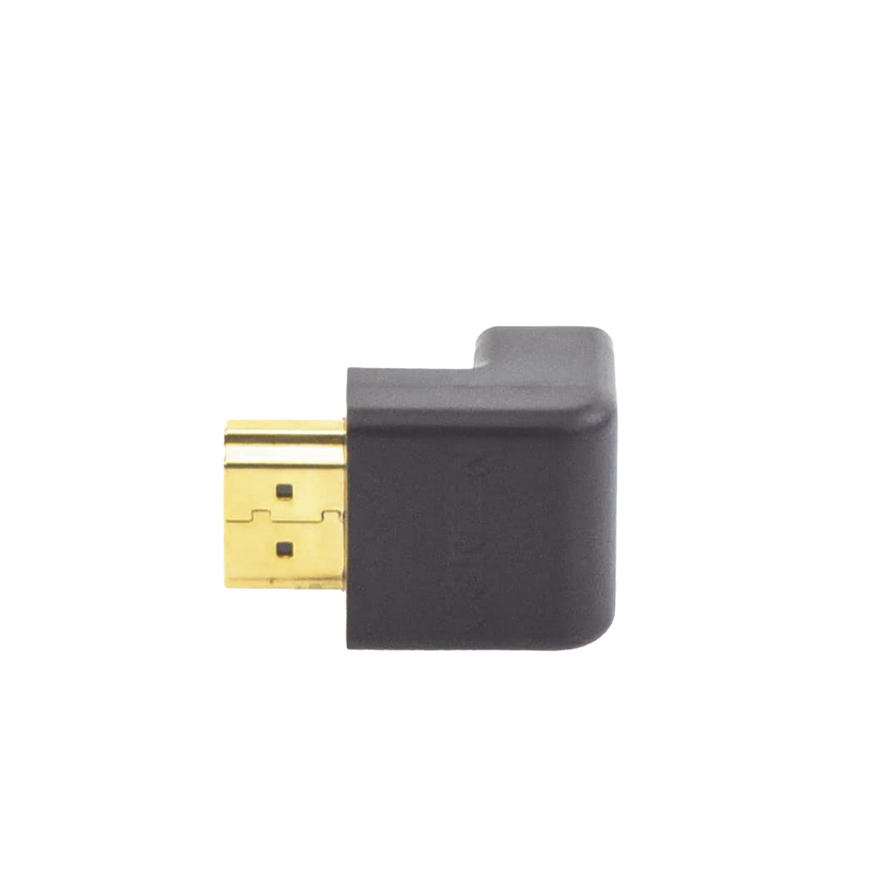 90 Degree HDMI Male to Female Adapter / Upward / HDMI 2.0 4K@60Hz / Provides Flexibility Without Bending HDMI Cables