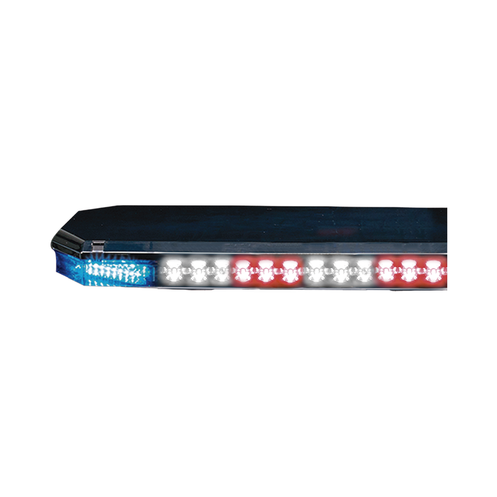 Barra de luces Vantage Serie 21 Ultra Brillante con 66 poderosos LEDs última generación, color Rojo/Azul