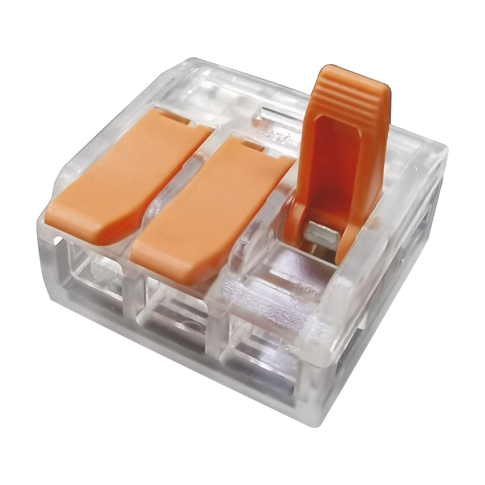 Conector Compacto para 1 Cable de Entrada 2 Cables de Salida / Cables Compatibles 10AWG-20AWG