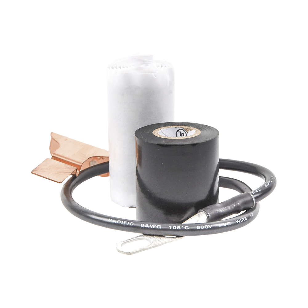 Kit de aterrizaje Estándar para cable de 1/2". Longitud del conductor 24"