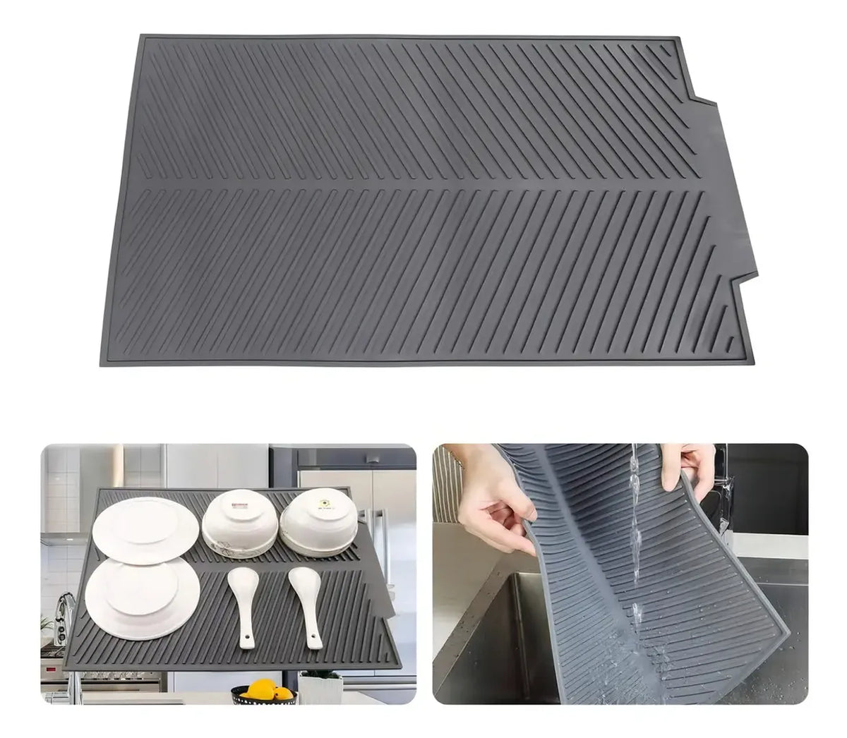 Tapete alfombra de silicona escurridor