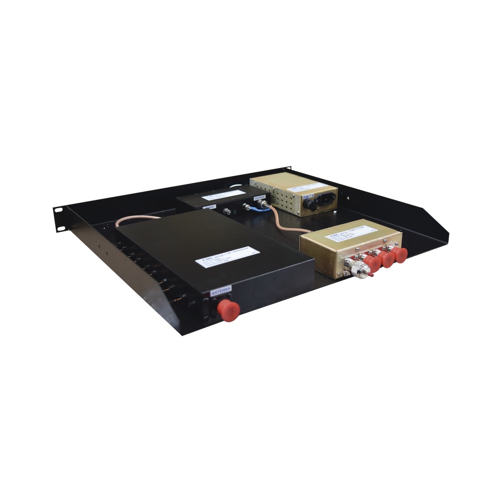 EMR Multicoupler and Preselector, 375-512 MHz, 12 Channels, 2-8 MHz, 2 UR / Rack 19 in, N Females.