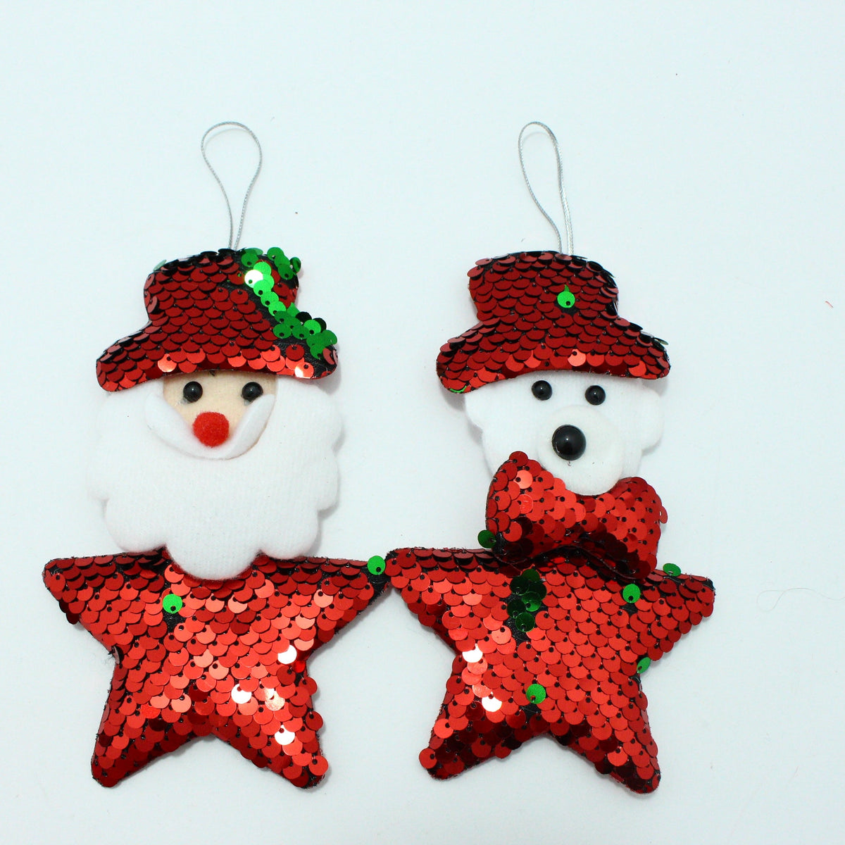 Adornos navideños rojos surtidos