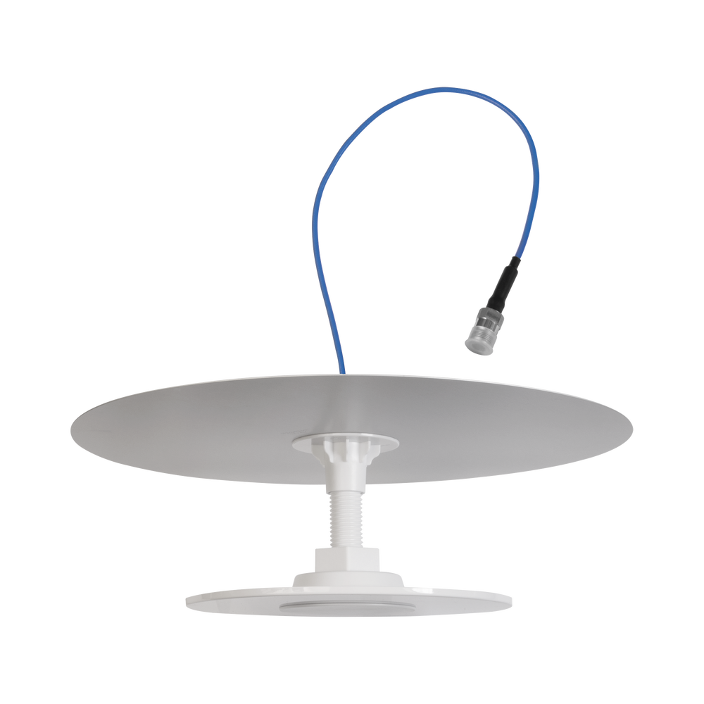 Antena Omnidireccional de Bajo Perfil Ultra Delgada con Reflector para Máxima Ganancia| Cubre bandas de celular 4G, 3G y WiFi de 608 a 2700 MHz | Ganancia de 7 dBi