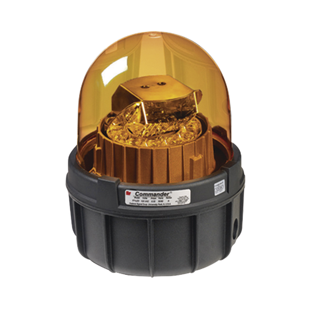 Luz Rotativa LED Commander, UL , 120 Vca, ámbar, Para Ubicaciones y Ambientes Peligrosos