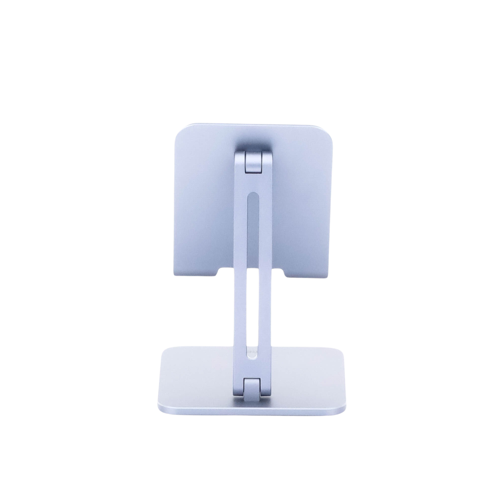 Cell Phone & Tablet Stand / Foldable / 180° & 270° Adjustable Angle / Non-Slip Base / Silicone Protection / Aluminum / Wide Compatibility with Devices from 7.9'' to 12.9'' / Gray Color
