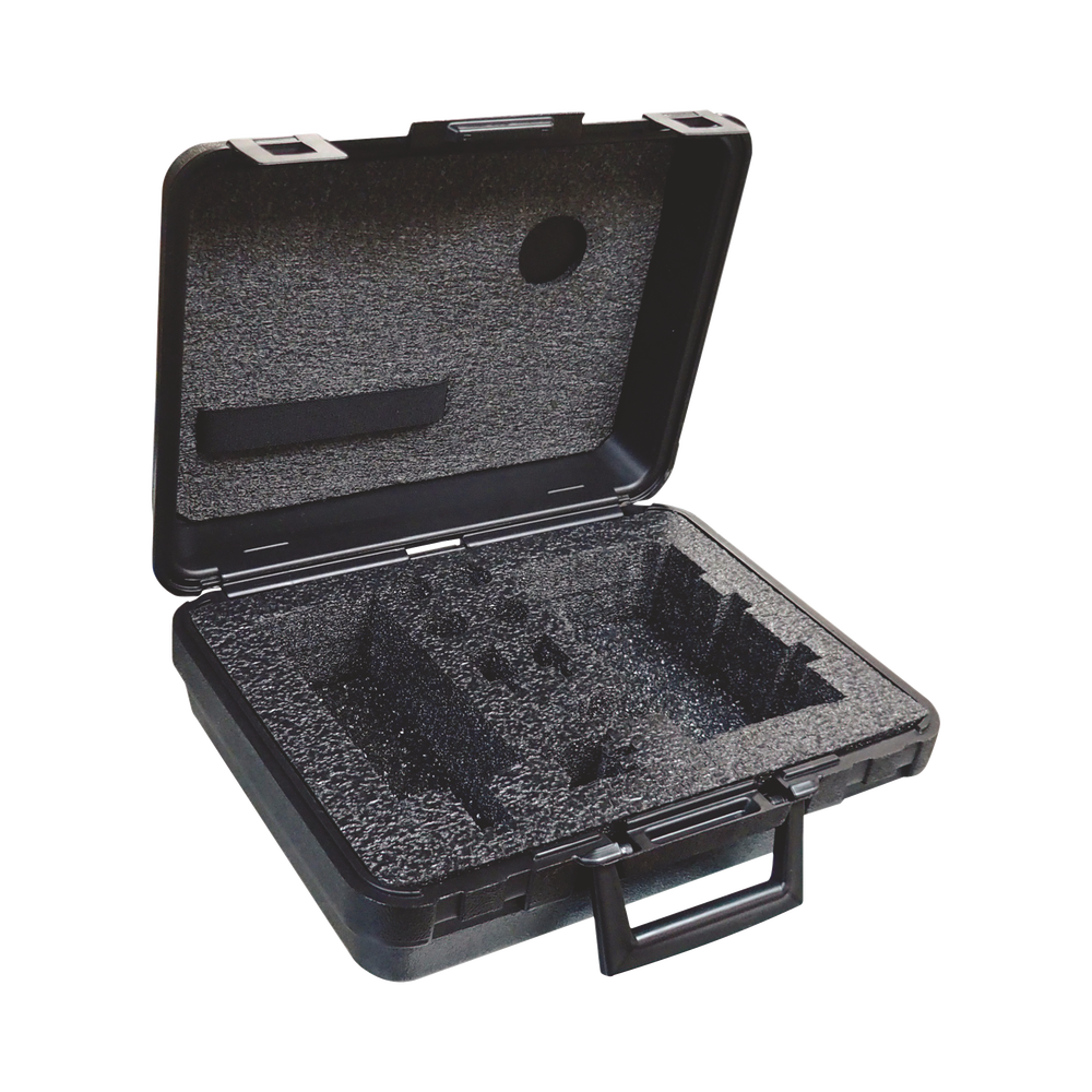 Estuche de Transporte de Alto Impacto para Wattmetro BIRD 43, Carga Terminal, Conectores Q. C., Muestreador de RF y 4 Elementos.