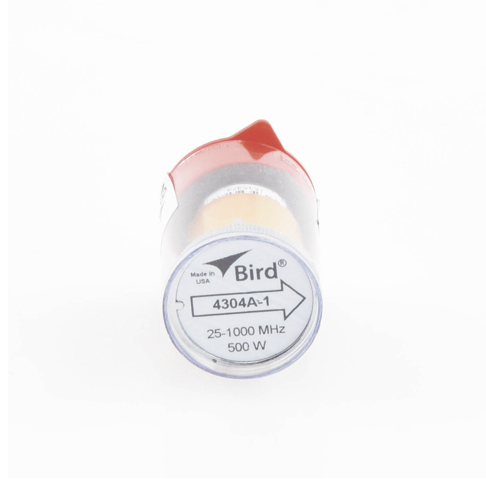 7/8" In-line Replacement Element, 5/ 15/ 50/ 150/ 500 Watt for BIRD 4304A Wattmeter, in the Frequency Range of 25-1000 MHz.