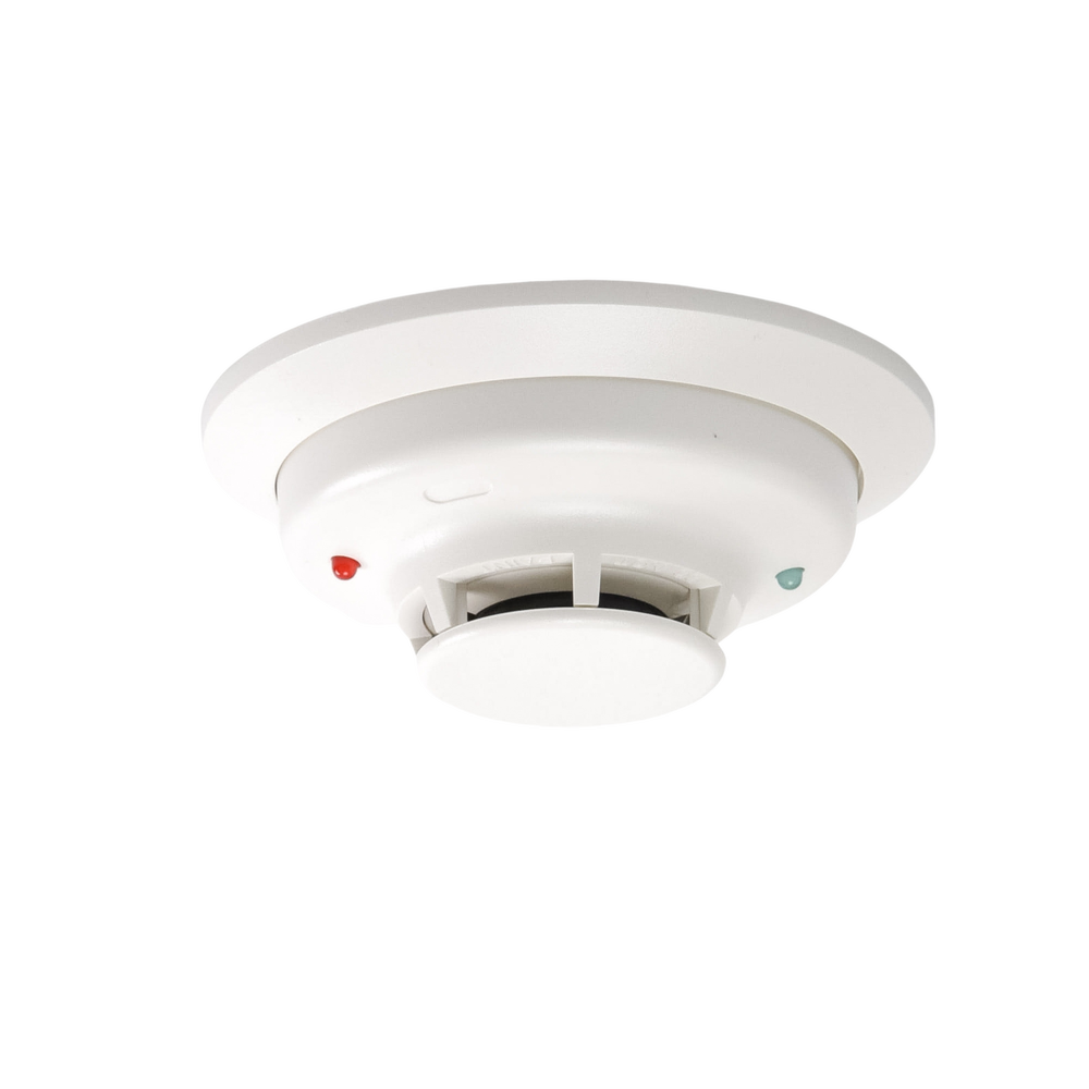 4-Wire Photoelectric Smoke Detector with 57°C Temperature Sensor, i3 Series