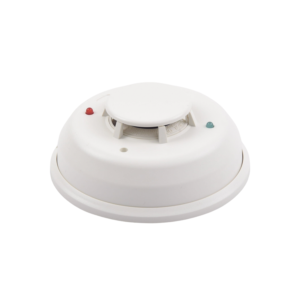 4-Wire Photoelectric Smoke Detector with Relay and Temperature Sensor, i3 Series