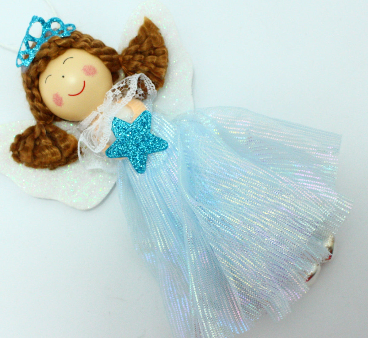 Angelitos navideños en colores.