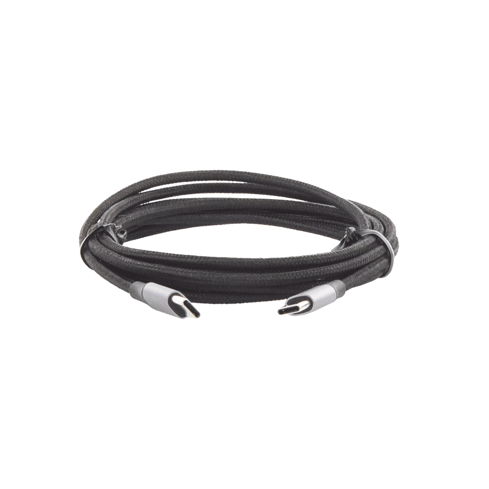 Cable USB C a USB C / 2 Metros / Carcasa de Aluminio / Nylon Trenzado / Transferencia de Datos Hasta 480 Mbps / Soporta Carga Rápida de hasta 60W, 20V 3A
