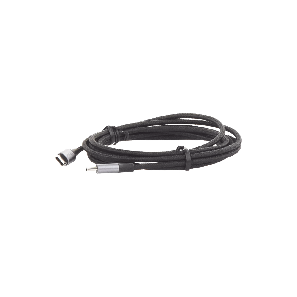 Cable USB C a USB C / 2 Metros / Carcasa de Aluminio / Nylon Trenzado / Transferencia de Datos Hasta 480 Mbps / Soporta Carga Rápida de hasta 60W, 20V 3A