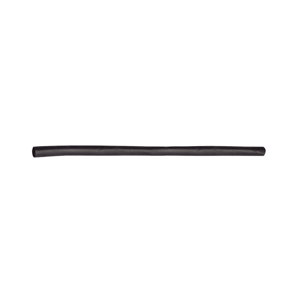 Tubo Termoencogible (Termofit) Negro de 1.2 m, 1/16" de Diámetro, Reduce de 2:1, Poliolefina.