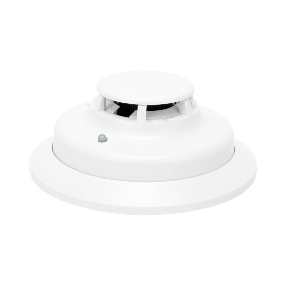 Addressable Photoelectric and Fixed Temperature Smoke Detector / VPLEX / Includes Base / Compatible with VISTA32/50P/128/250 Panels