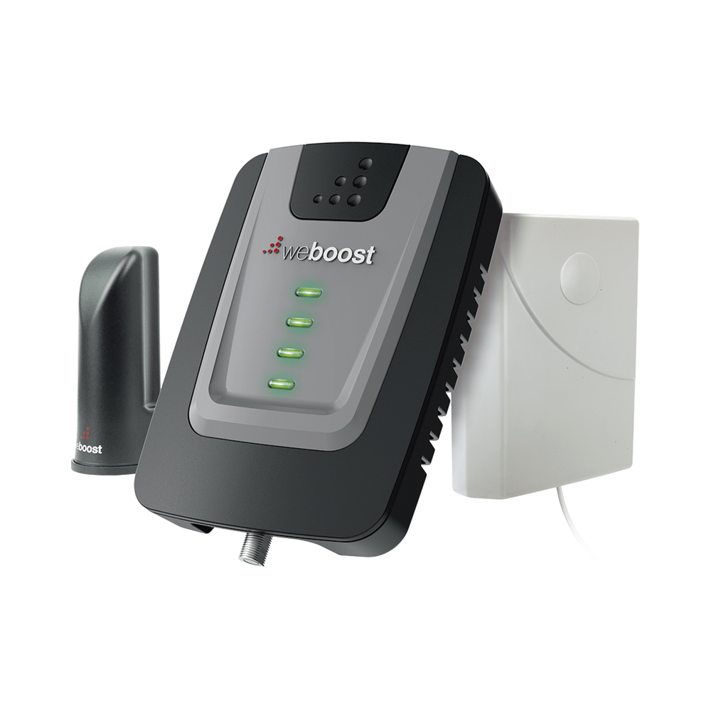 KIT de Amplificador de Señal Celular Home Room, especial para Datos 4G LTE, 3G y Voz. Mejora la señal en áreas de hasta 140 metros cuadrados.