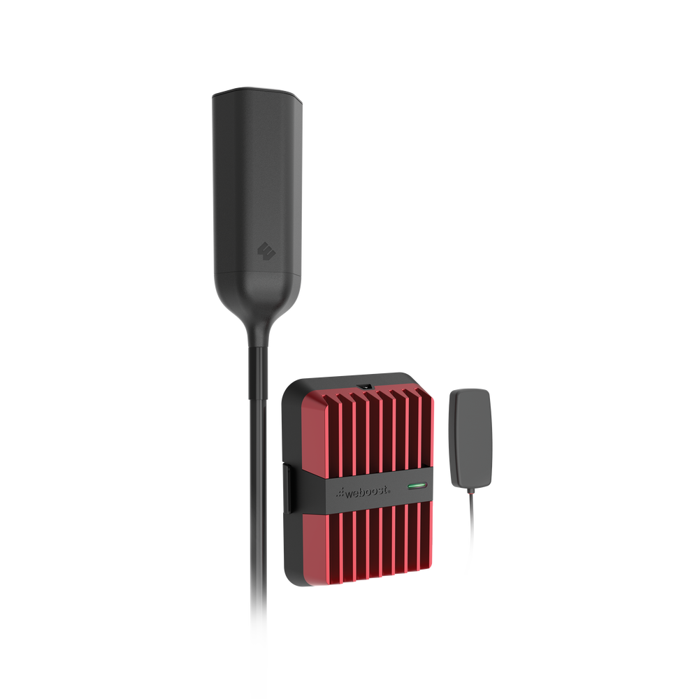 Kit amplificador de señal celular 4G LTE, 3G y Voz. Drive Reach OTR. Especial para Tractocamión y Pick up Pesados. Soporta múltiples dispositivos. Opera con los principales operadores.