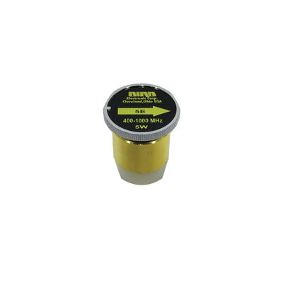 Elemento de 5 Watt en linea 7/8" para Wattmetro BIRD 43 en Rango de Frecuencia de 400 a 1000 MHz.