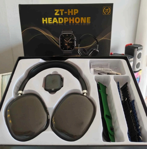 Combo audifonos y reloj zt hp dg