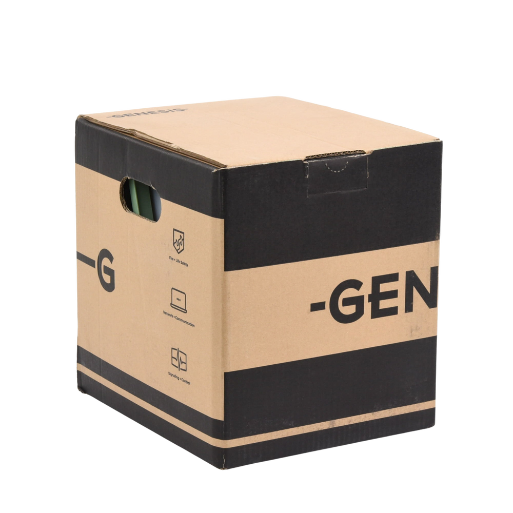 Bobina de cable de 305 metros, UTP Cat6 RISER, de color Negro, UL, CMR SPNLS, probado a 350 Mhz, para aplicaciones de CCTV / redes de datos/ IP megapixel / control RS485, Aplicación para intemperie.