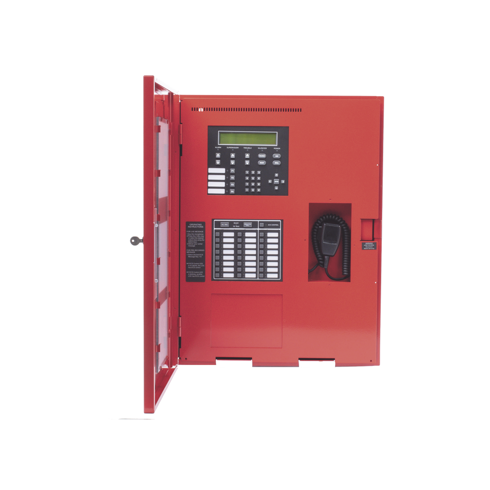 Addressable Fire Detection Panel / 318 Points: 159 Detectors and 159 Modules with SK Technology / Expandable up to 1110 Points / Integrated Voice Notification System (Requires Amplifier)