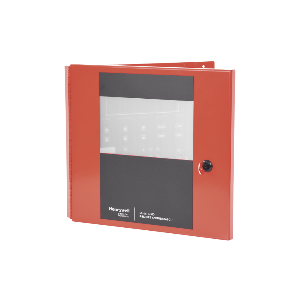 4x40 character remote annunciator with 4 programmable function keys for Silent Knight 6000 Series panels