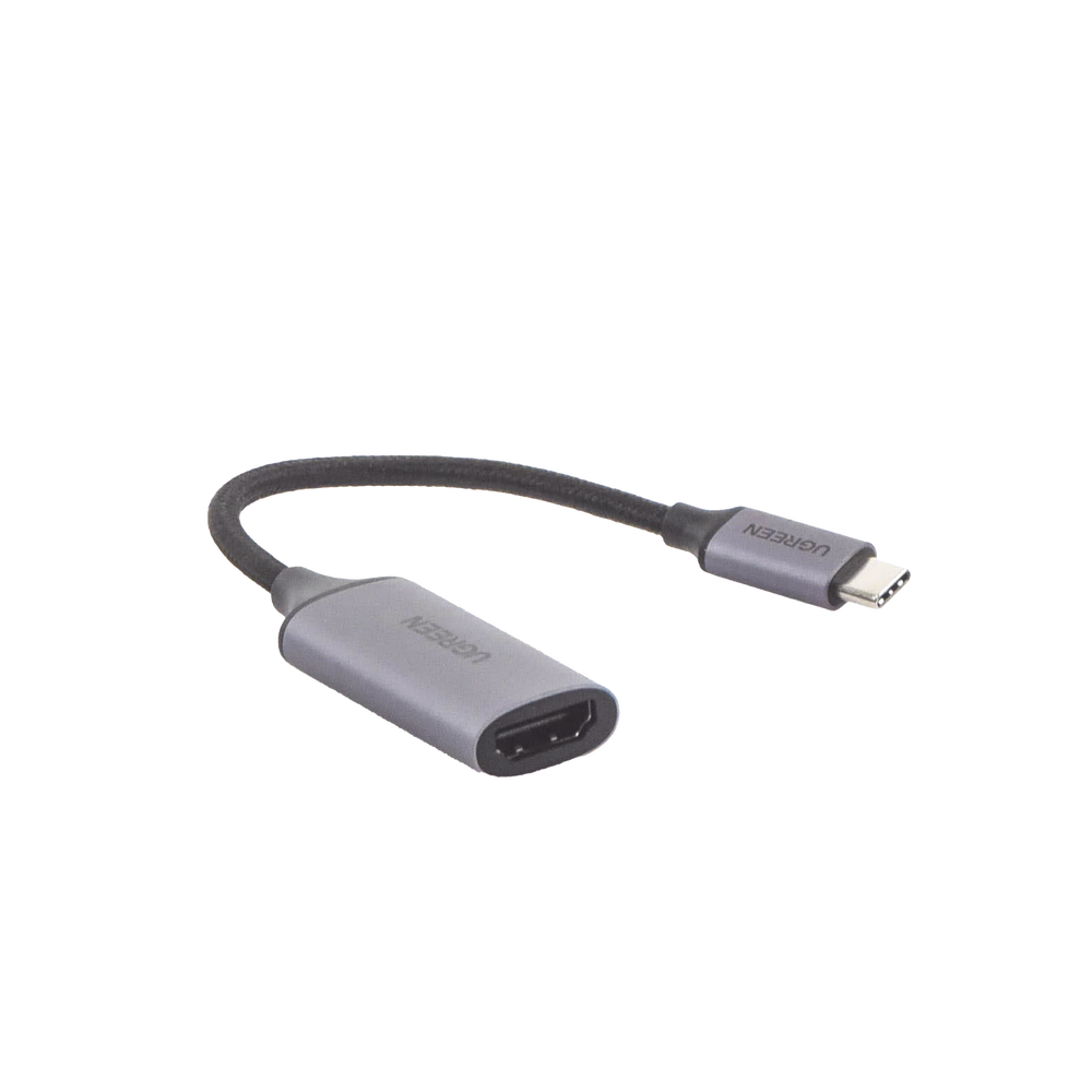 Cable Adaptador USB C a HDMI 4K@60Hz / Convertidor Thunderbolt 3 / Caja de Aluminio / HDMI V2.0 / 3D / Longitud del cable 10cm