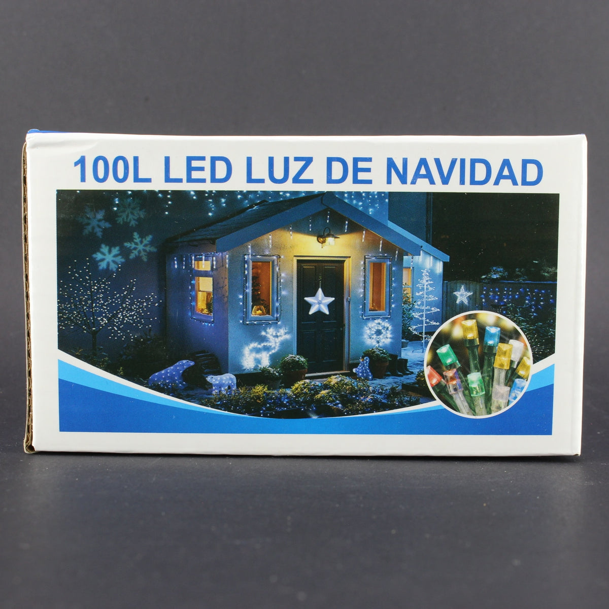 Extensión de luces x 100 Bombillos Blan
