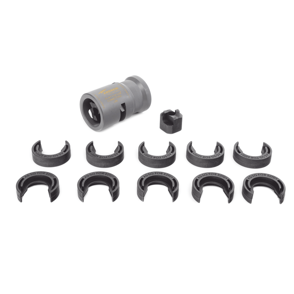 Hand tool for stripping 7/8" Heliax cable