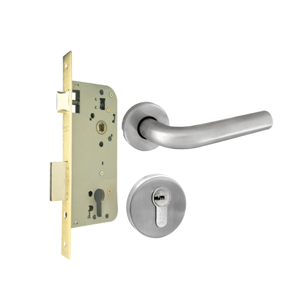Handle, mechanism and mechanical cylinder kit