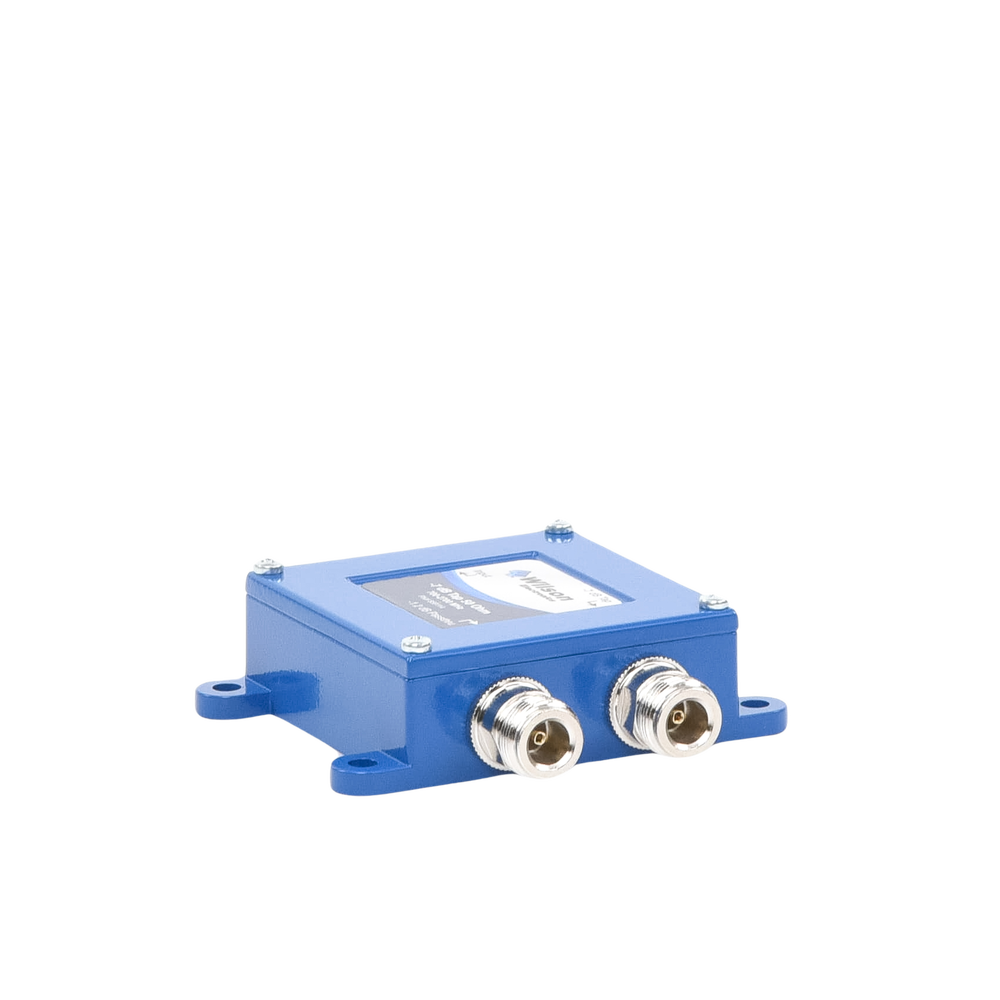 TAP -7 dB splitter with a frequency range of 700 to 2500 MHz. Ideal for splitting antennas with different coaxial cable lengths. 50 Ohm. N Female connectors.