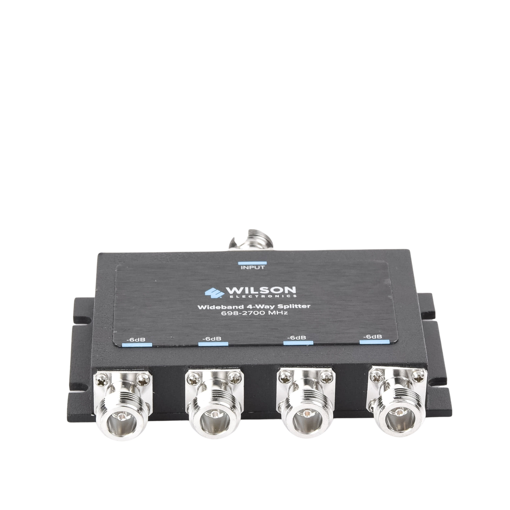 Divisor de 4 salidas, 50 Ohm, 700-2700MHz conector N-Hembra