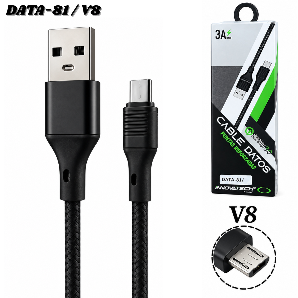 Cable De Datos Carga Rapida V8 Data-81