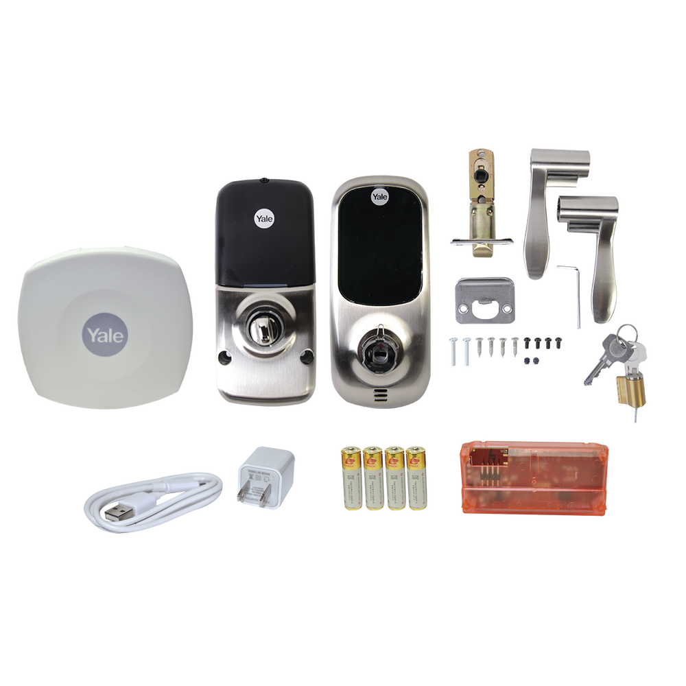 YRL221 Real Living Hub Kit with Lock and Handle: Code and Smartphone Opening Anywhere in the World
