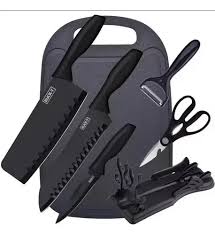 Set De cuchillos negros