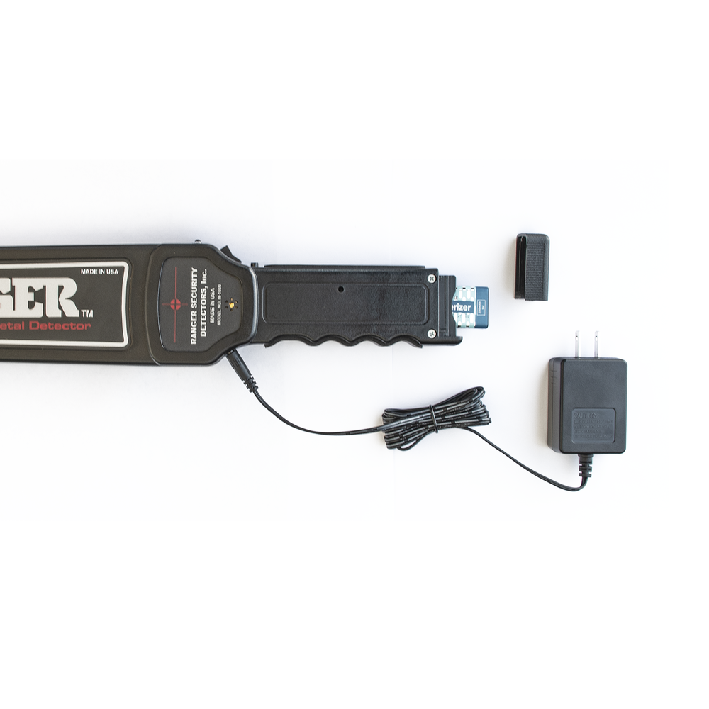 9 VDC Rechargeable Battery and Charger for RANGER1000 / RANGER15000 Handheld Detector