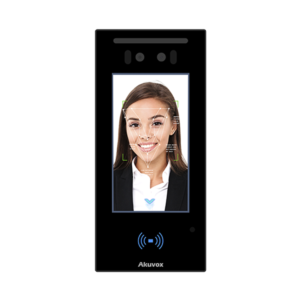 Lector Biométrico para Control de Acceso / 20,000 Rostros / Gestión web / Código QR* / BLUETOOTH