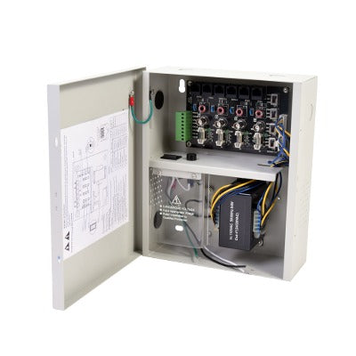 Fuente de poder 4 canales pasivo PVD transmisor AC24V HUB poder total.