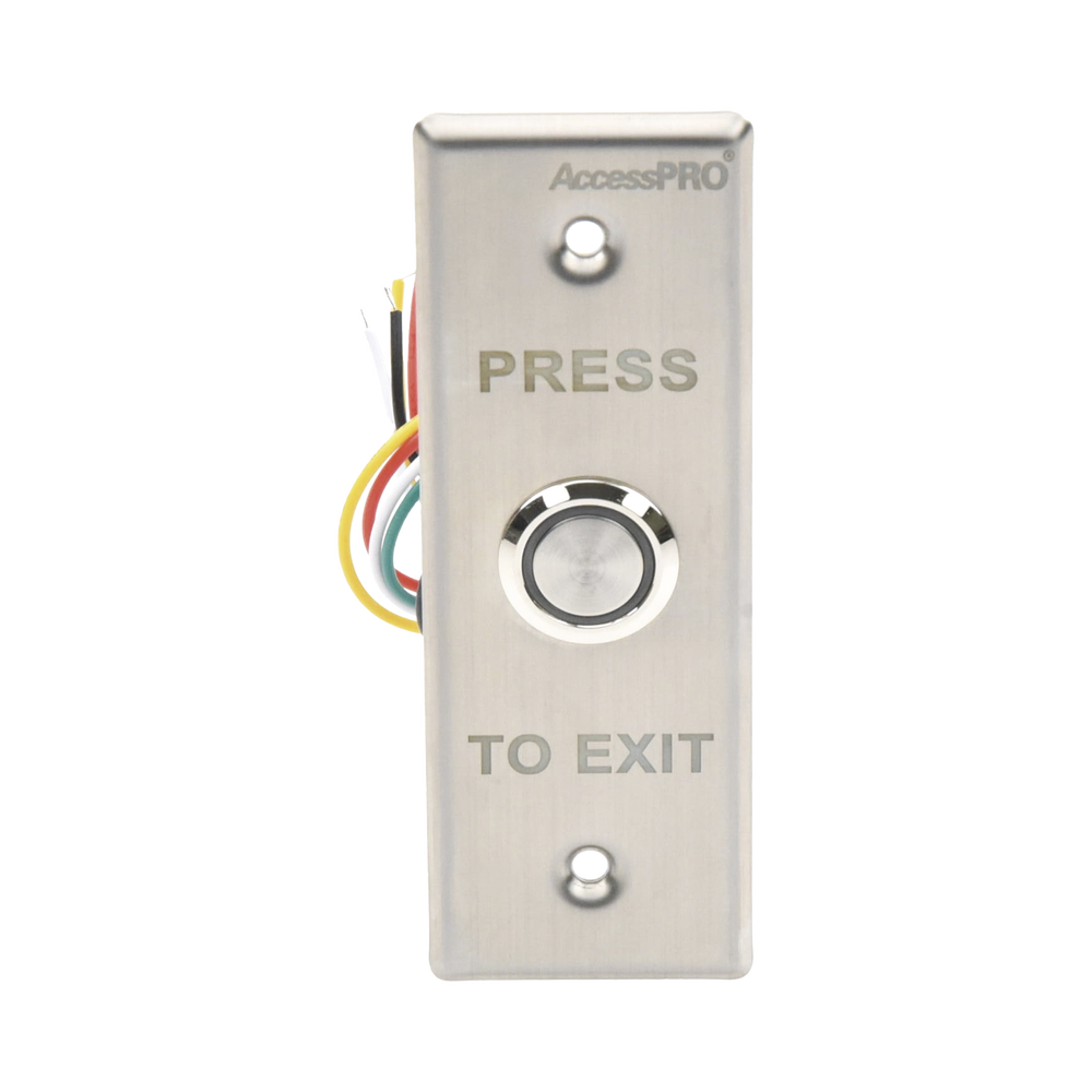 Exit button with illuminated ring/ IP65