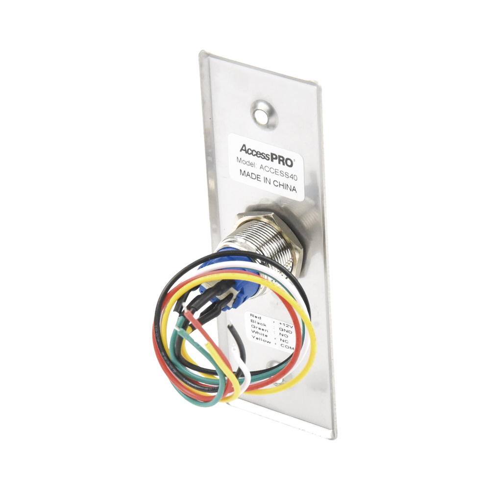 Exit button with illuminated ring/ IP65