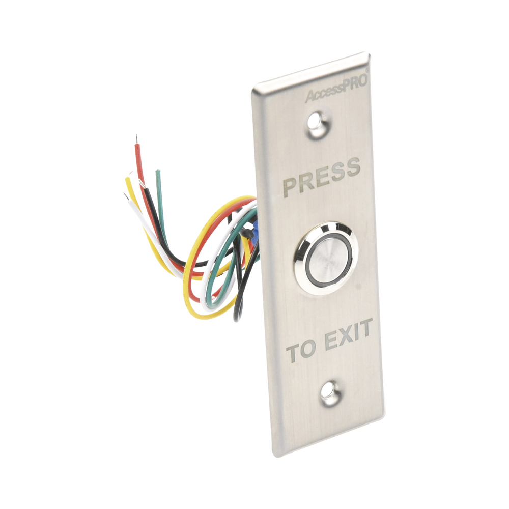 Exit button with illuminated ring/ IP65